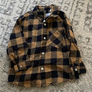 ZARA TODDLER BUTTON DOWN FLANNEL